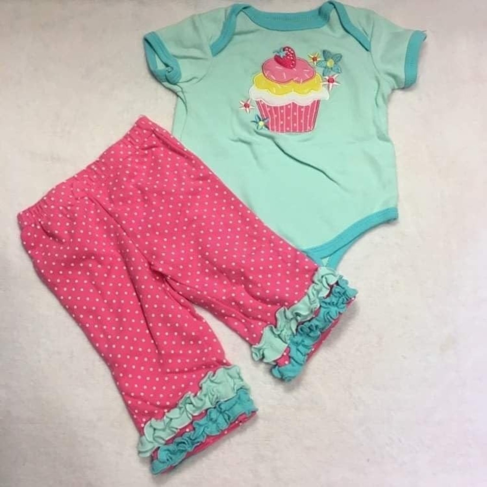 Buster brown‎ baby cupcake outfit 9m